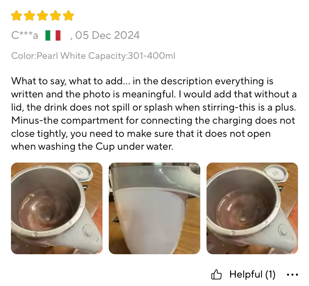 Stirring cup